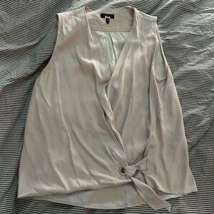 Rag & Bone Light Purple Wrap Blouse